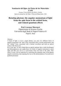 Rotating photons: the angular momentum of light from the spin form