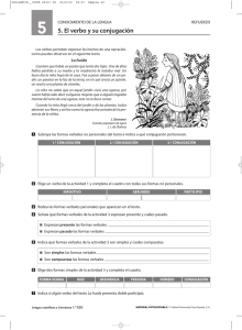 El verbo y su conjugación - Oxford University Press España