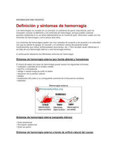 hemorragia, hemostaticos