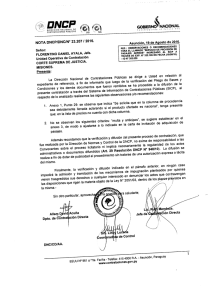 DNtrP r+tri r,*`t - Dirección Nacional de Contrataciones Públicas
