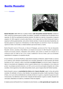 Benito Mussolini