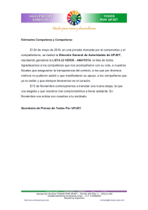 El 24 de mayo de 2016, en una jornada marcada por el compromiso