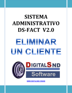 eliminar un cliente - Digital SND Software
