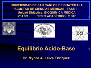 equilibrio acido-base y potasio