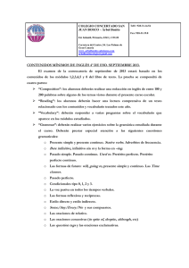 clauses. o Some/Any/Every/No y sus compuestos. o Las oraciones