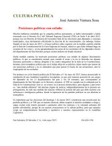 POSICIONES POLITICAS CON ENFADO