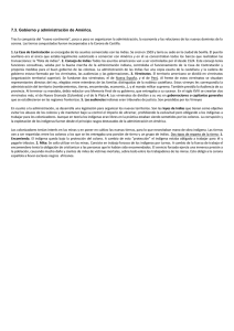 7.3. Gobierno y administración de América.