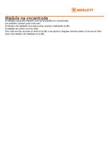Módulo no encontrado