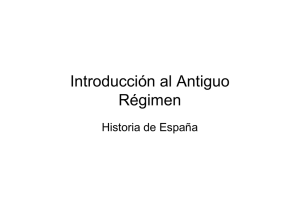 Introducción al Antiguo Régimen