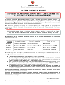 ALERTA DIGEMID Nº 09