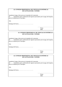 Autorización Compra de Formulario de Certificación de Ingresos