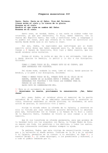 Plegaria eucarística III