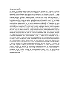 Carlos María Vilas - Universidad Nacional de Lanús