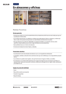 En almacenes y oficinas