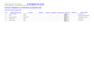 INVENTARIO DE RECINTOS AMURALLADOS