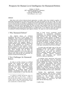 Prospects for Human Level Intelligence for Humanoid Robots, por