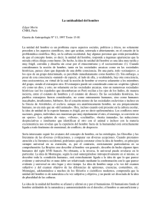 La unidualidad del hombre (artículo).