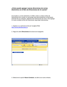 ¿Cómo puedo agregar nuevas direcciones de correo electrónico en