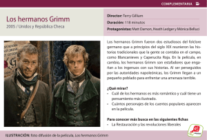 Texto sobre los Hermanos Grimm