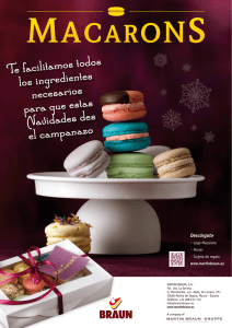 Te facilitamos todos los ingredientes necesarios para