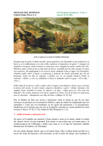 Hoy la Palabra de Dios nos invita a reflexionar sobre la forma en