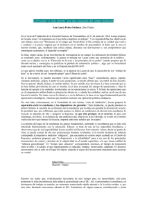 La Escuela “a cielo abierto” - École de Psychanalyse des Forums du