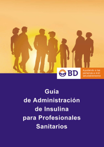 Una guía para la administración de insulina