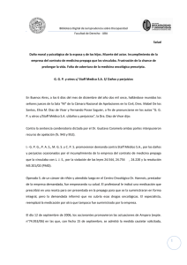 Salud Daño moral y psicológico de la esposa y de los hijos. Muerte