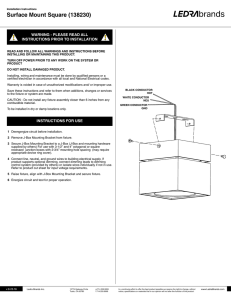 Surface Mount Square (138230)