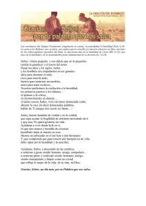 GRACIAS, SEÑOR, POR TU PALABRA QUE NOS SALVA