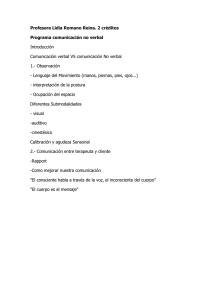 Profesora Lidia Romano Reina. 2 créditos Programa comunicación