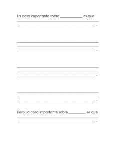The important thing about ______ is that