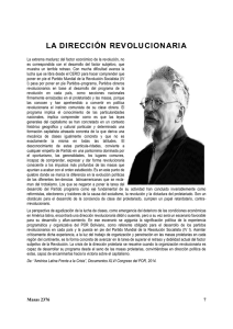 la dirección revolucionaria