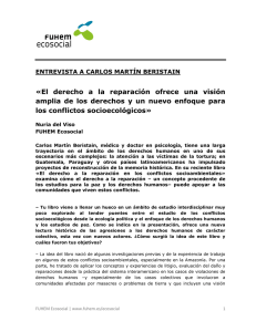 «El derecho a la reparación ofrece una visión amplia de los
