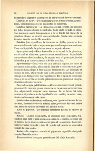 tituyendoel pigmento una especie de nebulosidad de color carmesí
