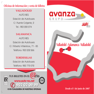 Valladolid - Salamanca - Valladolid Valladolid