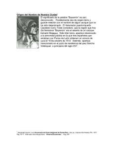 Origen del Nombre de Nuestra Ciudad