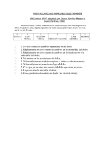 Cuestionario de Vigilancia y Conciencia del Dolor