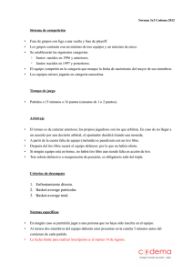 1. Enfrentamiento directo. 2. Basket