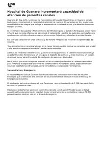 Hospital de Guanare incrementará capacidad de atención de