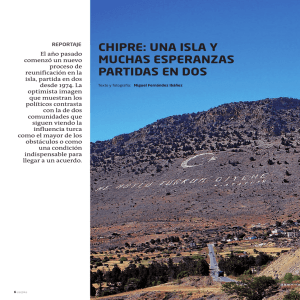 chipre: una isla y muchas esperanzas partidas en dos