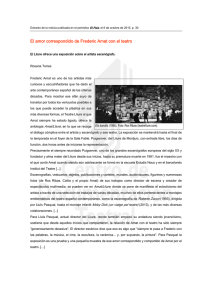 El amor correspondido de Frederic Amat con el teatro