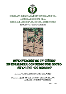 ESCUELA UNIVERSITARIA DE INGENIERÍA TÉCNICA AGRÍCOLA