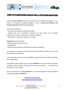 Desde el Proyecto CONFIO, del Servicio de Formación de la