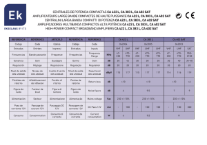 centrales de potencia compactas ca 422 l, ca 383 l, ca