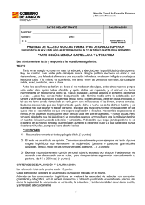 Lengua castellana y literatura