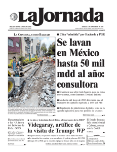Se lavan en México hasta 50 mil mdd al año: consultora
