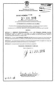 tJ 2"·`01`~ - Presidencia de la República