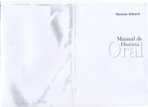 Manual de História.