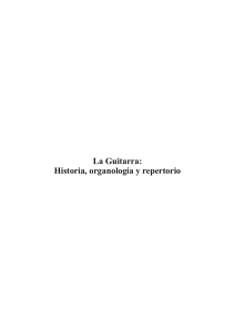 La Guitarra: Historia, organología y repertorio